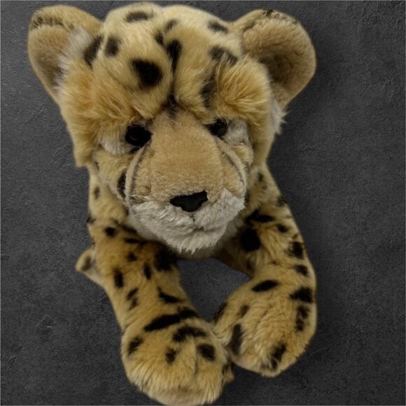 SOS Magnussen Home Rare Realistic Cheetah Plush Save Our Space Plushie 14” - Picture 2 of 9